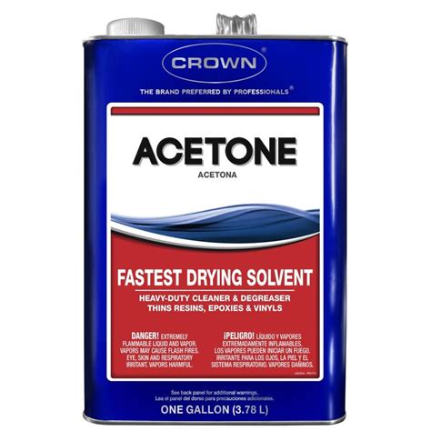 Hadnt thought of Ace. . Lowes acetone